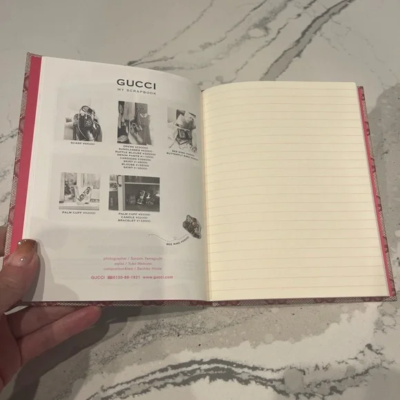 New Gucci My Scrapbook with Red and Beige GG Design - Picture 2 of 6